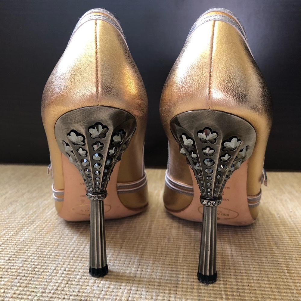 Prada vintage crystal heels size 6 - Picture 3 of 13
